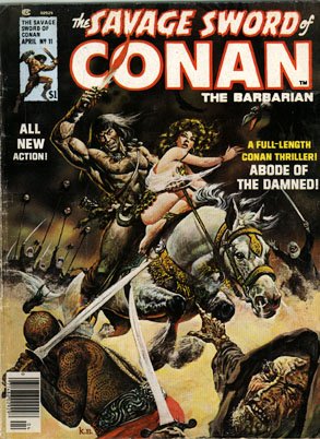 The Savage Sword of Conan # 11 Magazines (1974 - 1995)