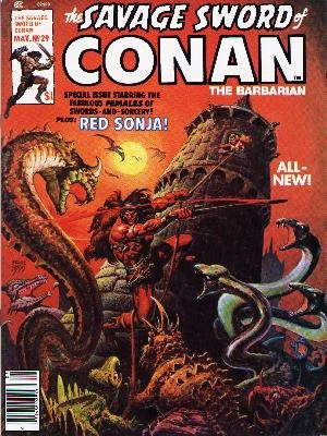 The Savage Sword of Conan # 29 Magazines (1974 - 1995)