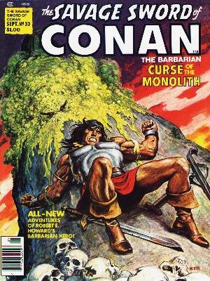 The Savage Sword of Conan # 33 Magazines (1974 - 1995)