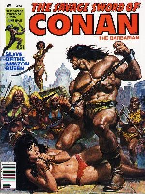 The Savage Sword of Conan # 41 Magazines (1974 - 1995)