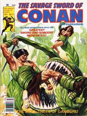The Savage Sword of Conan # 42 Magazines (1974 - 1995)