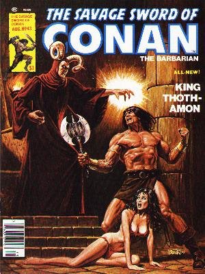 The Savage Sword of Conan # 43 Magazines (1974 - 1995)
