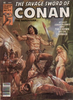 The Savage Sword of Conan # 52 Magazines (1974 - 1995)