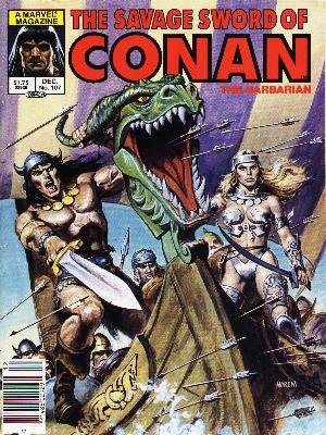 The Savage Sword of Conan # 107 Magazines (1974 - 1995)