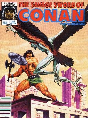 The Savage Sword of Conan # 108 Magazines (1974 - 1995)