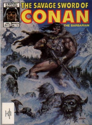 The Savage Sword of Conan # 110 Magazines (1974 - 1995)