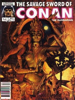 The Savage Sword of Conan # 114 Magazines (1974 - 1995)