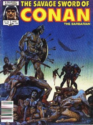 The Savage Sword of Conan # 115 Magazines (1974 - 1995)