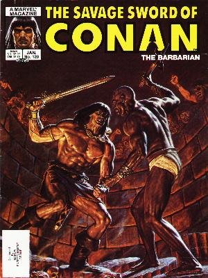 The Savage Sword of Conan # 120 Magazines (1974 - 1995)