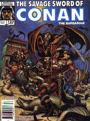 The Savage Sword of Conan # 123 Magazines (1974 - 1995)