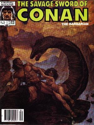 The Savage Sword of Conan # 125 Magazines (1974 - 1995)