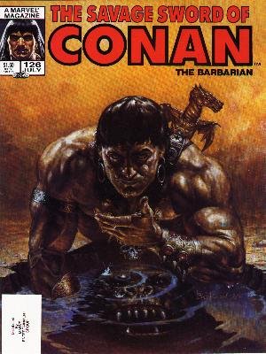The Savage Sword of Conan # 126 Magazines (1974 - 1995)