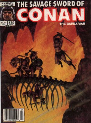 The Savage Sword of Conan # 128 Magazines (1974 - 1995)