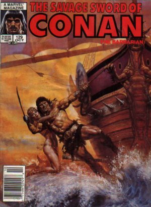 The Savage Sword of Conan # 129 Magazines (1974 - 1995)