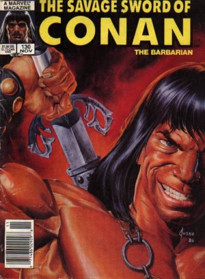 The Savage Sword of Conan # 130 Magazines (1974 - 1995)
