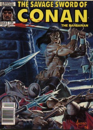 The Savage Sword of Conan # 131 Magazines (1974 - 1995)
