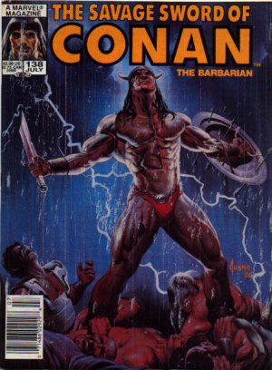 The Savage Sword of Conan # 138 Magazines (1974 - 1995)