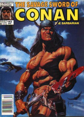 The Savage Sword of Conan # 143 Magazines (1974 - 1995)