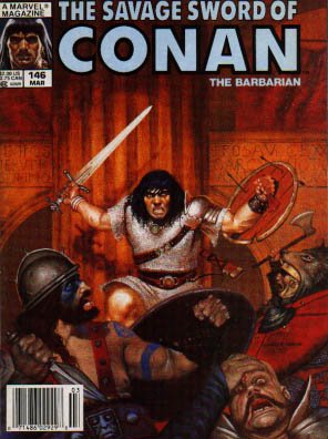 The Savage Sword of Conan # 146 Magazines (1974 - 1995)