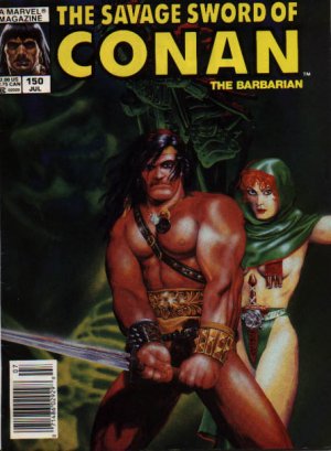 The Savage Sword of Conan # 150 Magazines (1974 - 1995)