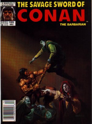 The Savage Sword of Conan # 155 Magazines (1974 - 1995)
