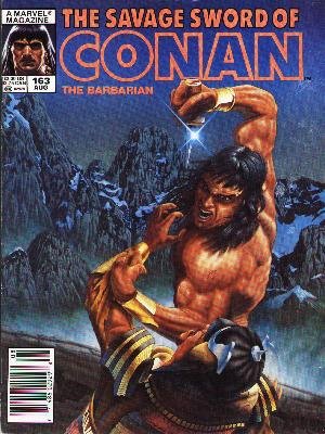 The Savage Sword of Conan # 163 Magazines (1974 - 1995)