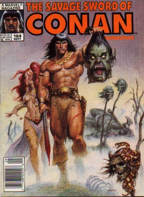 The Savage Sword of Conan # 164 Magazines (1974 - 1995)