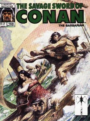 The Savage Sword of Conan # 168 Magazines (1974 - 1995)