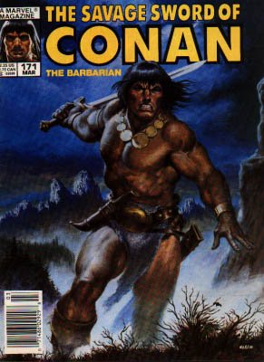 The Savage Sword of Conan # 171 Magazines (1974 - 1995)