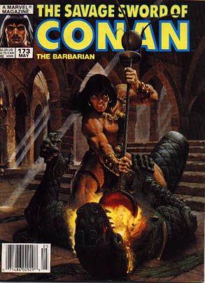 The Savage Sword of Conan # 173 Magazines (1974 - 1995)