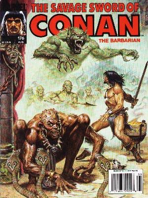 The Savage Sword of Conan # 176 Magazines (1974 - 1995)
