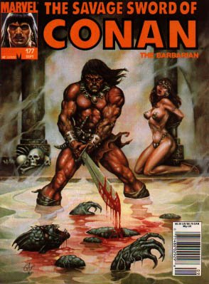 The Savage Sword of Conan # 177 Magazines (1974 - 1995)