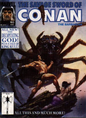 The Savage Sword of Conan # 183 Magazines (1974 - 1995)