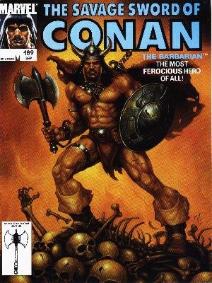 The Savage Sword of Conan # 189 Magazines (1974 - 1995)