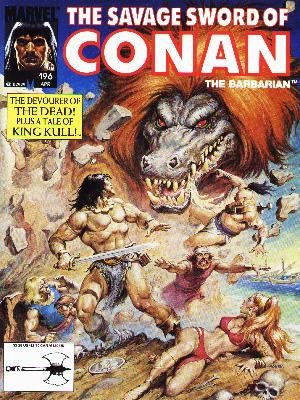 The Savage Sword of Conan # 196 Magazines (1974 - 1995)