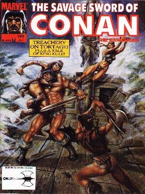 The Savage Sword of Conan # 199 Magazines (1974 - 1995)