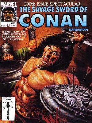 The Savage Sword of Conan # 200 Magazines (1974 - 1995)