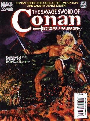 The Savage Sword of Conan # 213 Magazines (1974 - 1995)