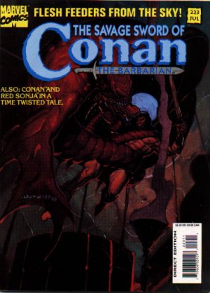 The Savage Sword of Conan # 223 Magazines (1974 - 1995)
