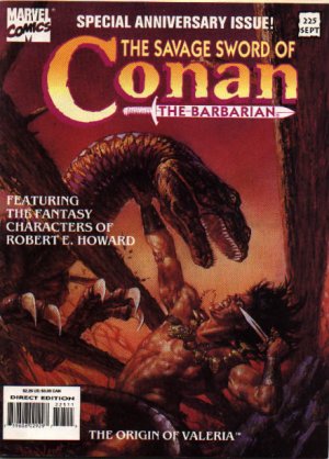 The Savage Sword of Conan # 225 Magazines (1974 - 1995)