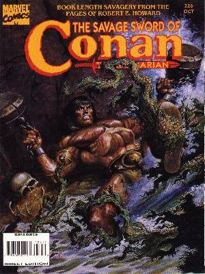 The Savage Sword of Conan # 226 Magazines (1974 - 1995)