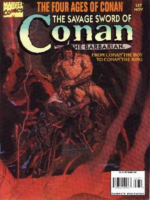 The Savage Sword of Conan # 227 Magazines (1974 - 1995)