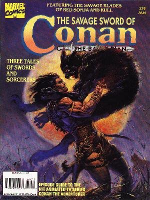 The Savage Sword of Conan # 229 Magazines (1974 - 1995)