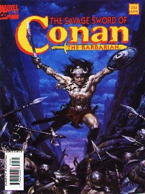 The Savage Sword of Conan # 232 Magazines (1974 - 1995)