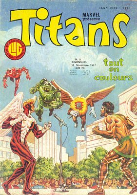 couverture, jaquette Titans 11  - 11Kiosque (1976 - 1988) (Lug) Comics