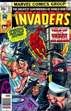 The Invaders 24 - The Human Torch and the Sub-Mariner Fighting Side-by-Side!