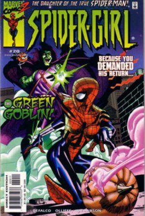 couverture, jaquette Spider-Girl 20  - Once a Green Goblin--!Issues V1 (1998 - 2006) (Marvel) Comics
