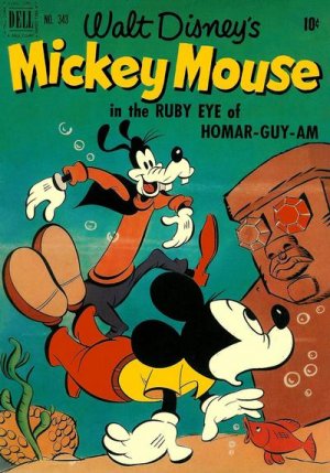 Four Color Comics 343 - Mickey Mouse, The Ruby Eye of Homar Guy Am