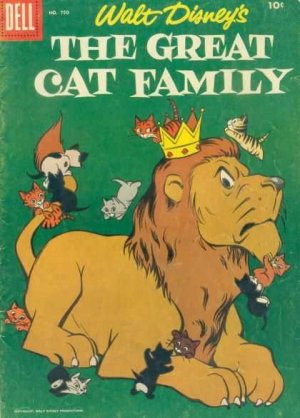 Four Color Comics 750 - The Great Cat Family (Disney)