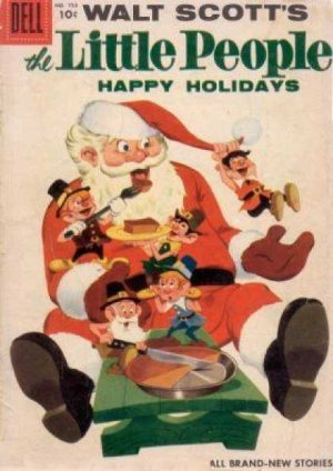 Four Color Comics 753 - Walt Scott s Little People  Happy Holidays